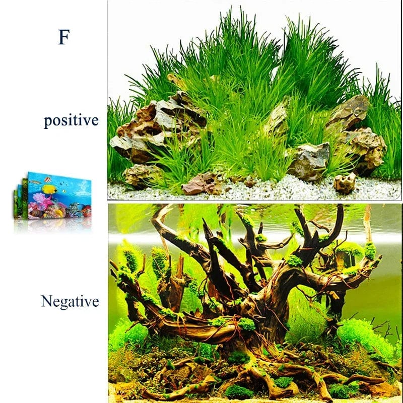 3D-Marine-Hintergrund für Aquarien-Dekoration Aufkleber & Poster Waren Dekoration Fischbehälter und Aquarien Zubehör Aquascape | Karnz