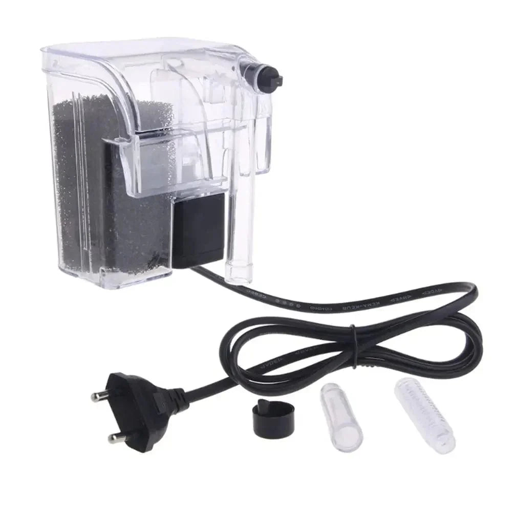 Leistungs-Hängematten-Rückfilter für Desktop- und Betta-Aquarien Unterwasspumpen-Sauerstoffpumpe | Karnz