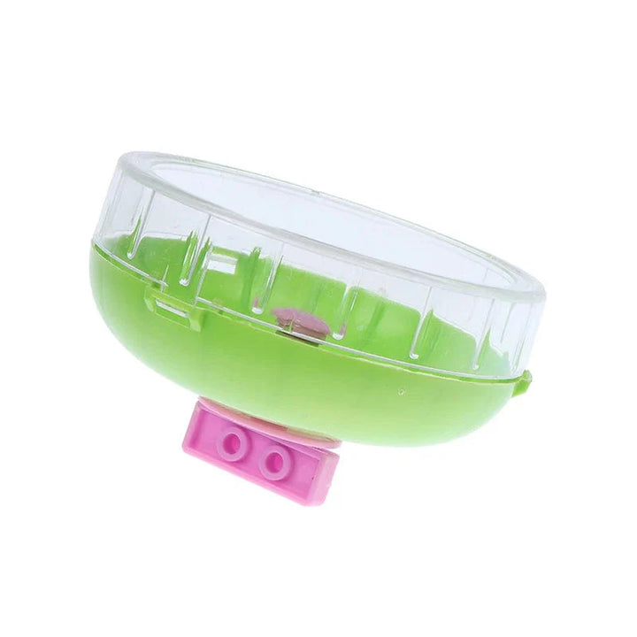 1 Stück 11 cm Hamster Rad Kleintier Lauf Scheibe Spielzeug Süßes Plastik Jogging Trainingsrad Haustier Käfig Zubehör | Karnz