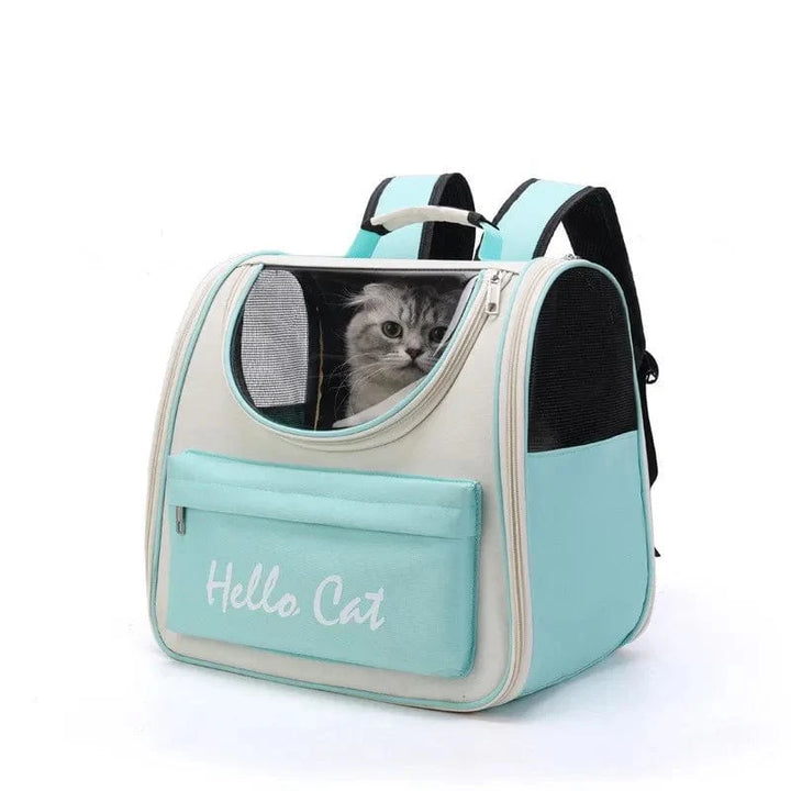 Katentrage Taschen Winddicht Outdoor Reise Rucksack für Katzen Kleine Hunde Transport Tragetasche Katzenrucksäcke mit Kissen | Karnz