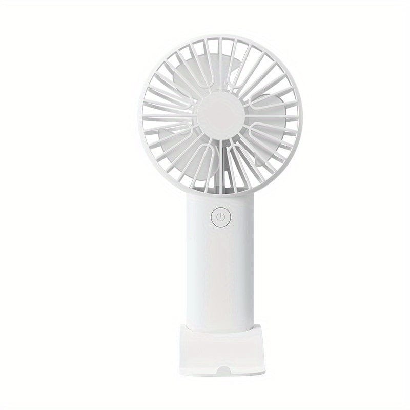 1 Stück USB Handheld Mini Ventilator - Tragbarer Elektrischer Ventilator Für Zuhause, Büro Und Reisen - Wiederaufladbarer Batteriebetrieb - Leise Und Mächtige Kühlung | Karnz