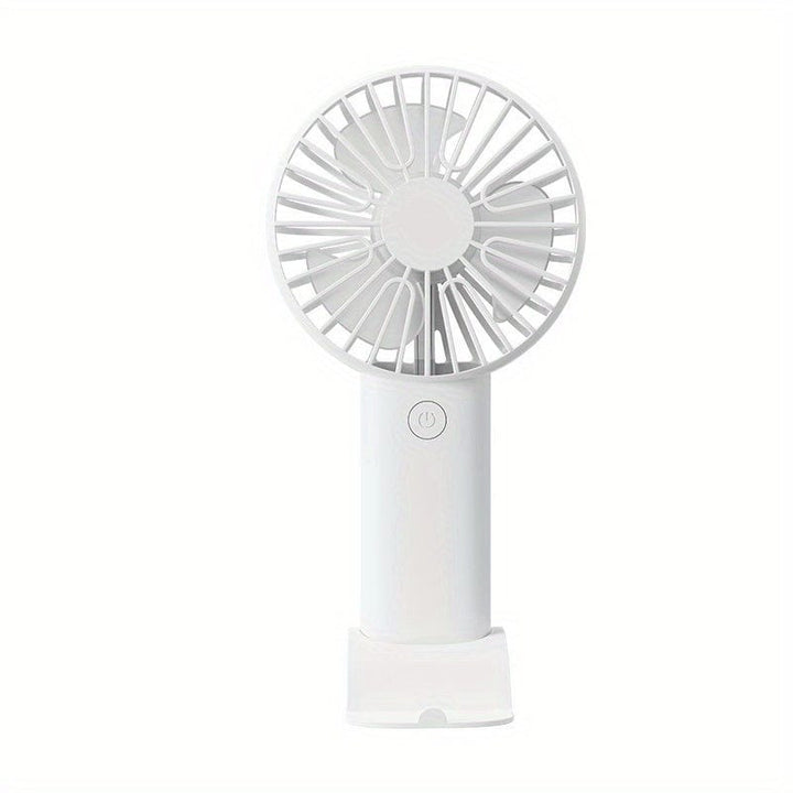 1 Stück USB Handheld Mini Ventilator - Tragbarer Elektrischer Ventilator Für Zuhause, Büro Und Reisen - Wiederaufladbarer Batteriebetrieb - Leise Und Mächtige Kühlung | Karnz