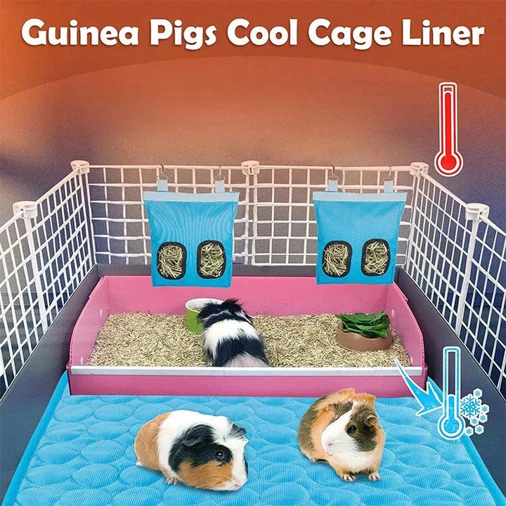 Meerschweinchen Käfigeinlagen Sommer Kleine Tier Kühlmatte Atmungsaktive Hamster Pinkelmatte für Kaninchenkäfig Chinchilla Igel Haustierartikel | Karnz