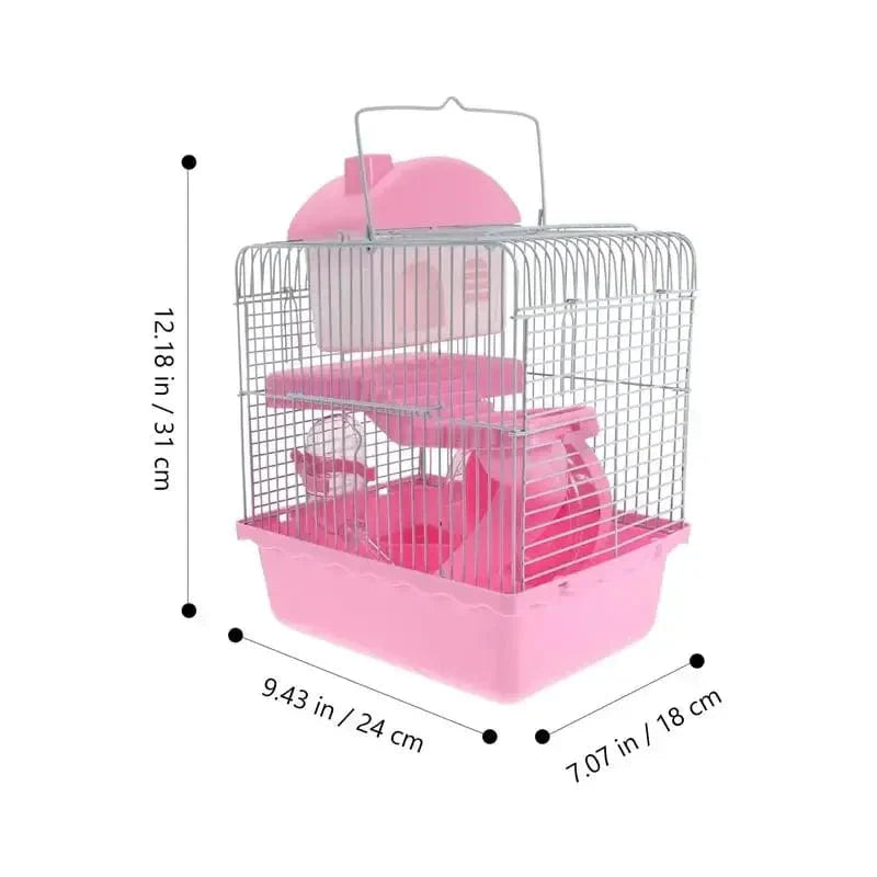 Hamsterkäfig Glamping Zubehör Maus Spielzeug Villa kleines Haus Versteck Hütte Kunststoff Haustier Reise Ratte | Karnz