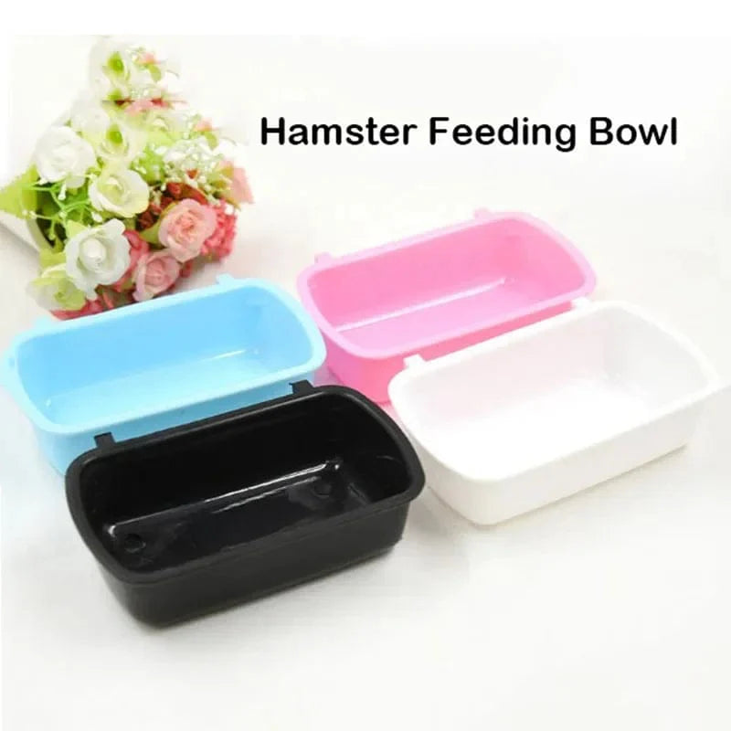 Hängbarer Kunststoff Hamster Eichhörnchen Futterspender Kleintiere Wassertrinkschale Futterschale Haustiere Hamsterkäfig Produktzubehör | Karnz