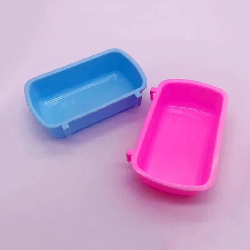 Hängbarer Kunststoff Hamster Eichhörnchen Futterspender Kleintiere Wassertrinkschale Futterschale Haustiere Hamsterkäfig Produktzubehör | Karnz