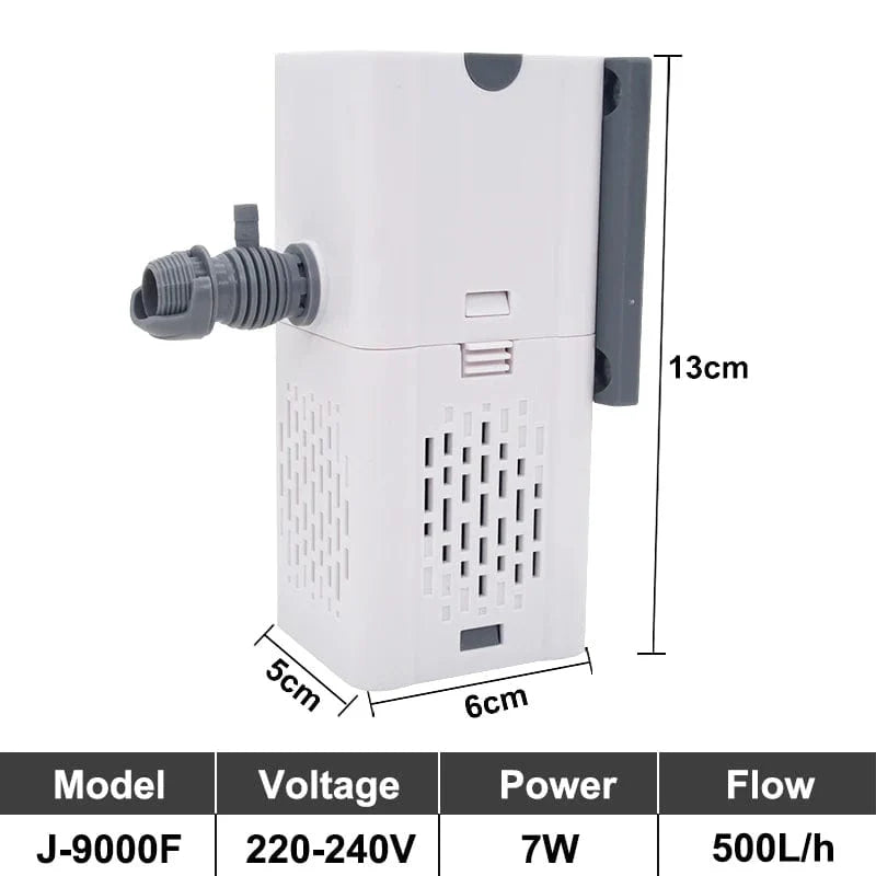 Aquarium Filter Pumpe Fischtank Unterwassersilent Luft Sauerstoff Belüfter Interne Wasserpumpe Aquarium Luftpumpe Wellenmacher 220v | Karnz