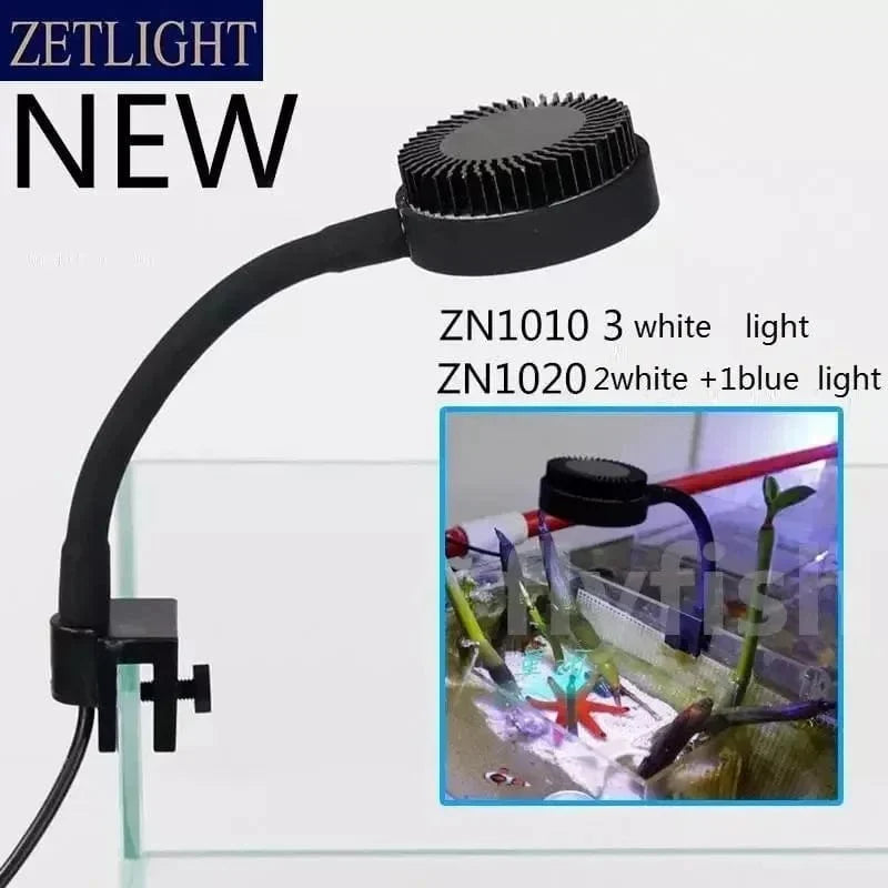 Zetlight LED Lampe M1 LED Vollspektrum Nano Kleine Aquarium Fischtank Salzwasser Salzwasser Marine Korallenriff LED und Pflanzenlicht | Karnz