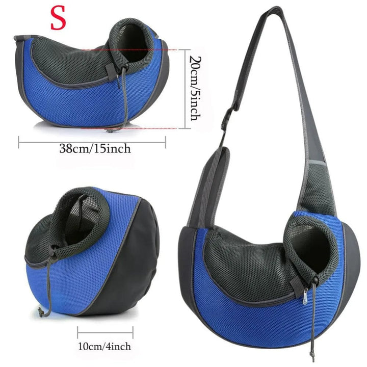 Mesh Oxford Haustier Outdoor Reise Haustier Welpen Trage Tasche Handtasche Beutel Ein Schultertasche Sling Mesh Komfort Reise Tote Schultertasche | Karnz