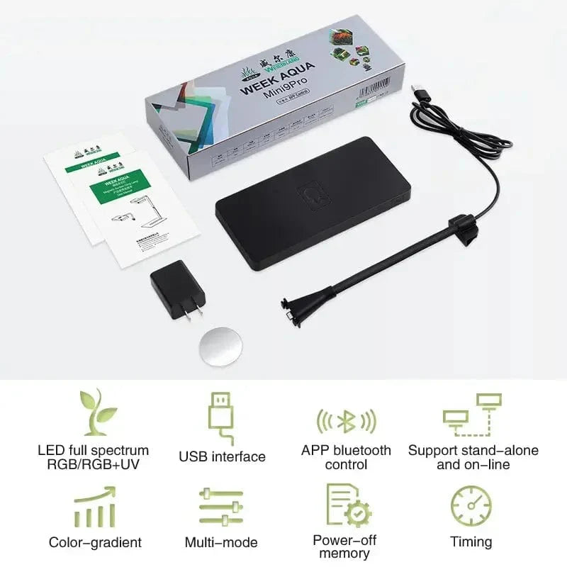 Woche AQUA USB Aquarium Licht Pflanzenwachstum Volles Spektrum LED Ökologie Mikrolandschaft Licht Nano Aquarium Licht | Karnz