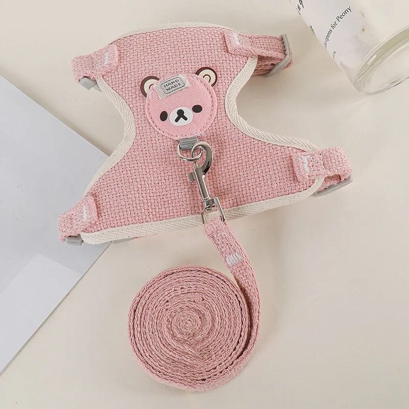 Neueste niedliche Kaninchen-Harness- und Leinen-Set Kaninchenhaustieraccessoires Weste Harnesses Kaninchenleinen für Outdoor-Spaziergänge Haustierzubehör | Karnz