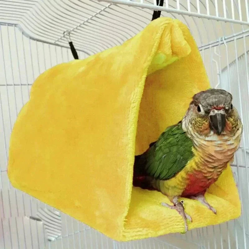 Haustier Vogel Papageienkäfige Warme Vogelhängematte Hängendes Zeltbett für Vogel Schlafen Vogelkäfig Dekorationszubehör Vogelhaus Vogelnest | Karnz