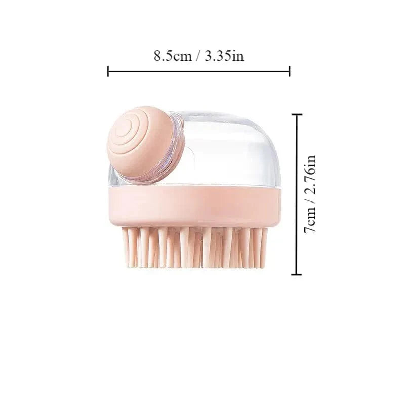 1pc Haustier-Badekborste Weiche Silikon Mit Shampoo-Spender Sanfte Massage Für Pflege Und Reinigung Von Fell Und Haar | Karnz