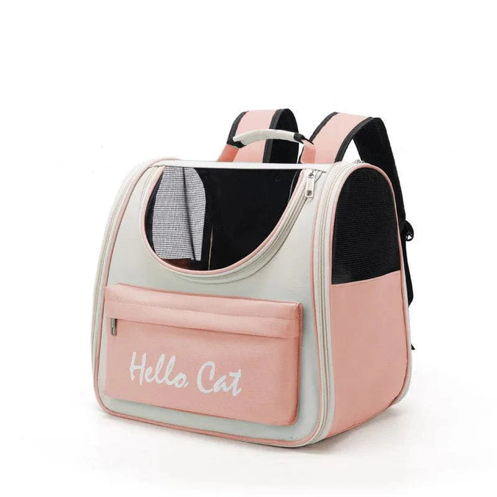 Katentrage Taschen Winddicht Outdoor Reise Rucksack für Katzen Kleine Hunde Transport Tragetasche Katzenrucksäcke mit Kissen | Karnz