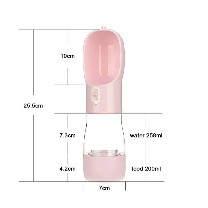 Tragbare Haustier Hund Wasserflasche für kleine große Hunde Reise Welpe Katze Trinkschale Outdoor Haustier Wasser Spender Futterautomat Haustier Produkt | Karnz