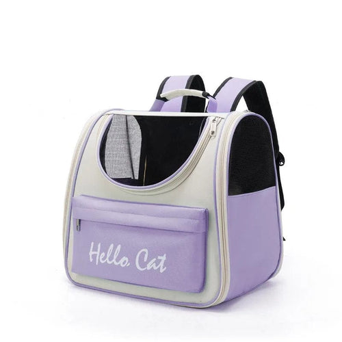 Katentrage Taschen Winddicht Outdoor Reise Rucksack für Katzen Kleine Hunde Transport Tragetasche Katzenrucksäcke mit Kissen | Karnz