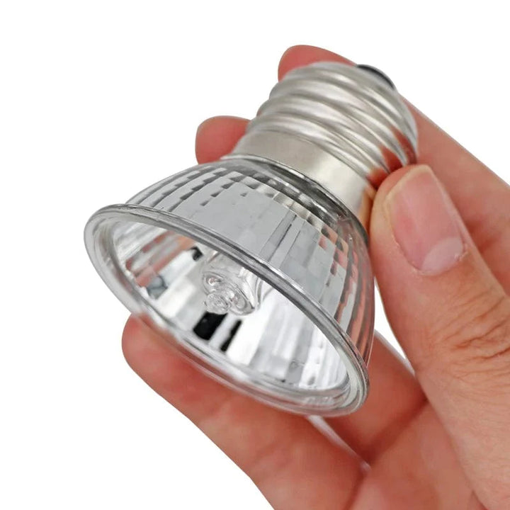 Reptilienlampe 25/50/75W UVA+UVB 3.0 Haustier Wärmelampe Glühbirne Schildkröte Basking UV Lichtlampen Amphibien Eidechsen Temperaturregler | Karnz