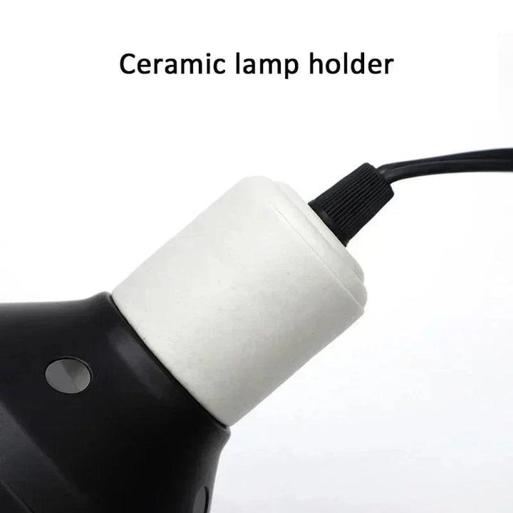 Reptilienlampe Set Beleuchtung 300W E27 100-240V UVB Reptilienheizlampe Ständer Haustier Glühbirnenhalter Lampenschirm Emitter Lampe | Karnz