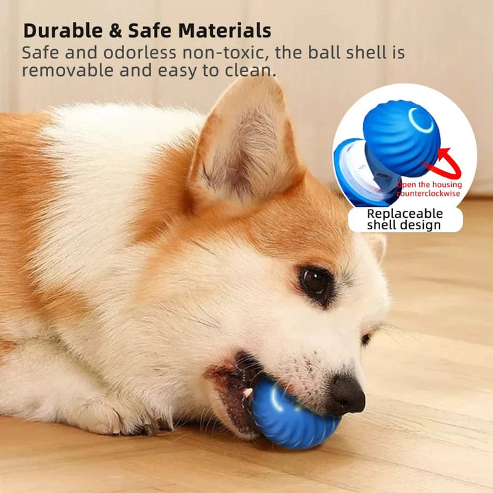 Smart Dog Toy Ball Elektronisches Interaktives Haustier Spielzeug Bewegende Kugel USB Automatisch Bewegend Springend für Welpen Geburtstagsgeschenk Katze Produkt | Karnz
