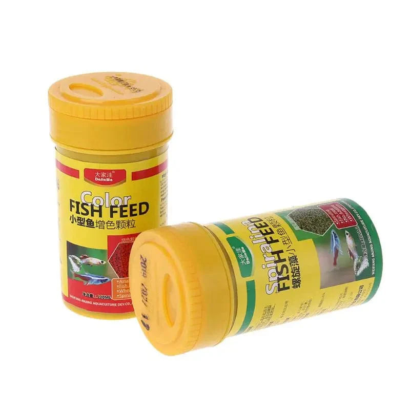 Spirulina-Futter für tropische Fische Ernährung für Aquarienfischtank farbverstärktes Futter | Karnz