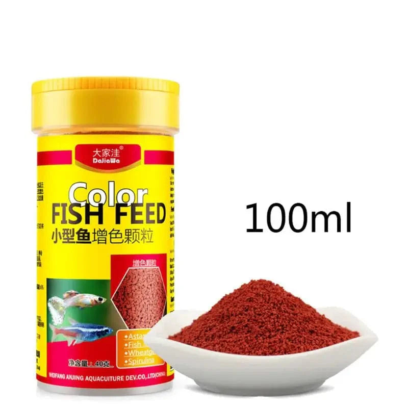Spirulina-Futter für tropische Fische Ernährung für Aquarienfischtank farbverstärktes Futter | Karnz