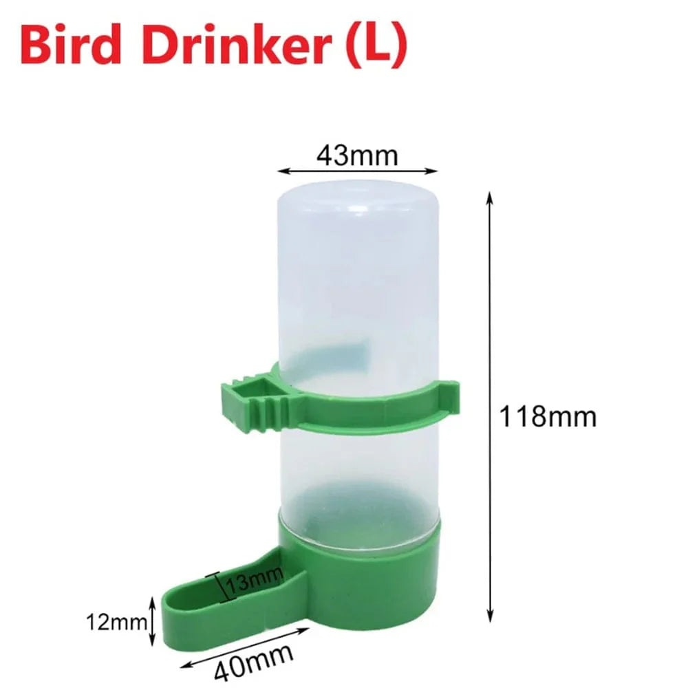 1/2/4PCS Vogeltränke Kunststoff Futter Wasser Fütterung Automatischer Trinknapf Papagei Haustier Papagei Trinkbecher Schalen Haustier Vogelbedarf | Karnz