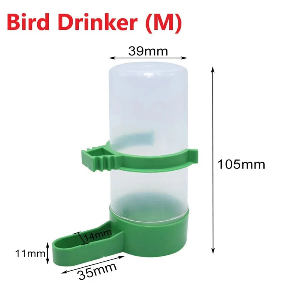 1/2/4PCS Vogeltränke Kunststoff Futter Wasser Fütterung Automatischer Trinknapf Papagei Haustier Papagei Trinkbecher Schalen Haustier Vogelbedarf | Karnz