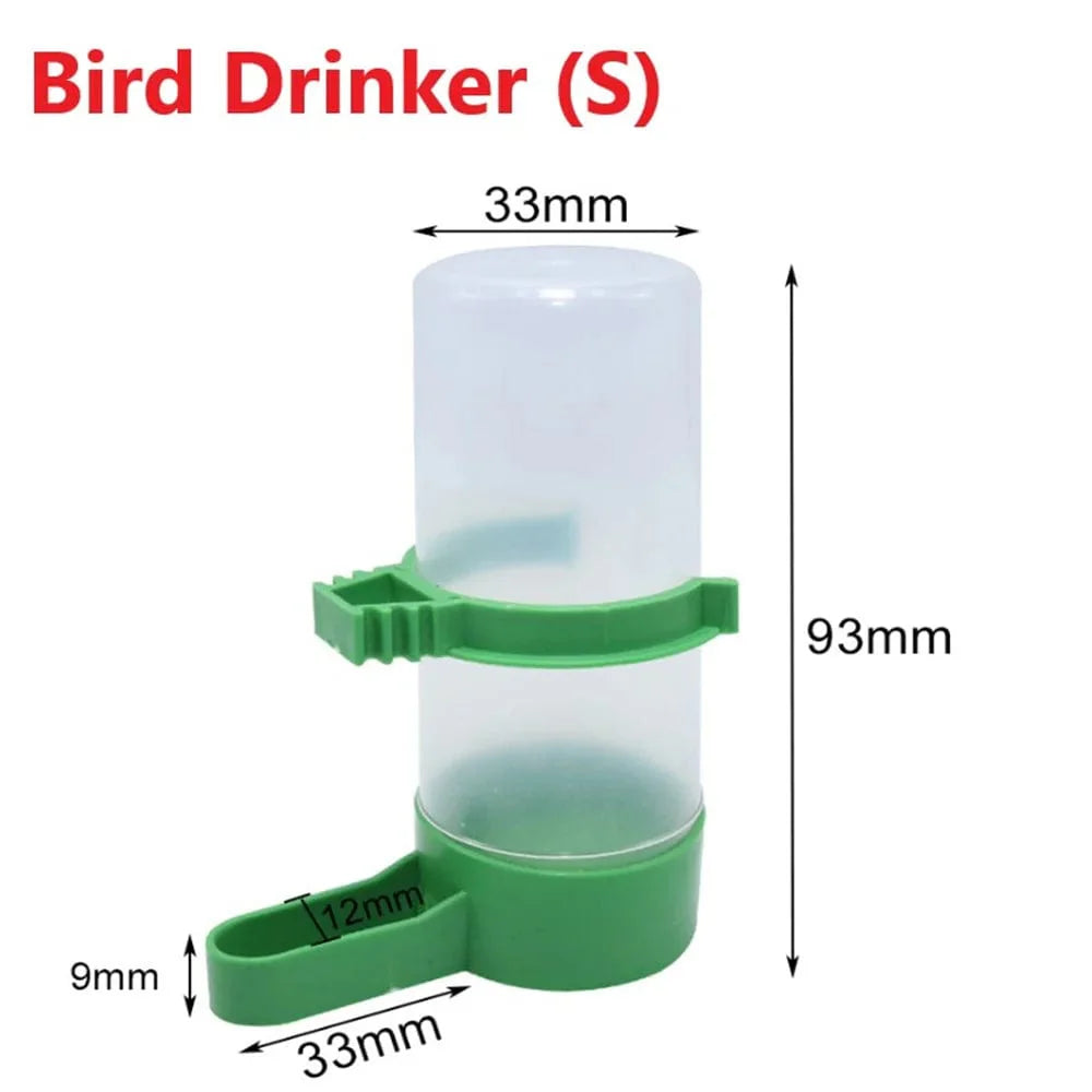 1/2/4PCS Vogeltränke Kunststoff Futter Wasser Fütterung Automatischer Trinknapf Papagei Haustier Papagei Trinkbecher Schalen Haustier Vogelbedarf | Karnz