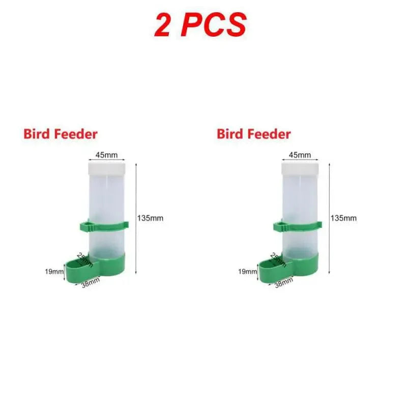 1/2/4PCS Vogeltränke Kunststoff Futter Wasser Fütterung Automatischer Trinknapf Papagei Haustier Papagei Trinkbecher Schalen Haustier Vogelbedarf | Karnz