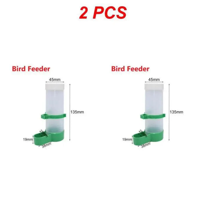 1/2/4PCS Vogeltränke Kunststoff Futter Wasser Fütterung Automatischer Trinknapf Papagei Haustier Papagei Trinkbecher Schalen Haustier Vogelbedarf | Karnz