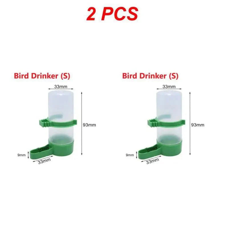 1/2/4PCS Vogeltränke Kunststoff Futter Wasser Fütterung Automatischer Trinknapf Papagei Haustier Papagei Trinkbecher Schalen Haustier Vogelbedarf | Karnz
