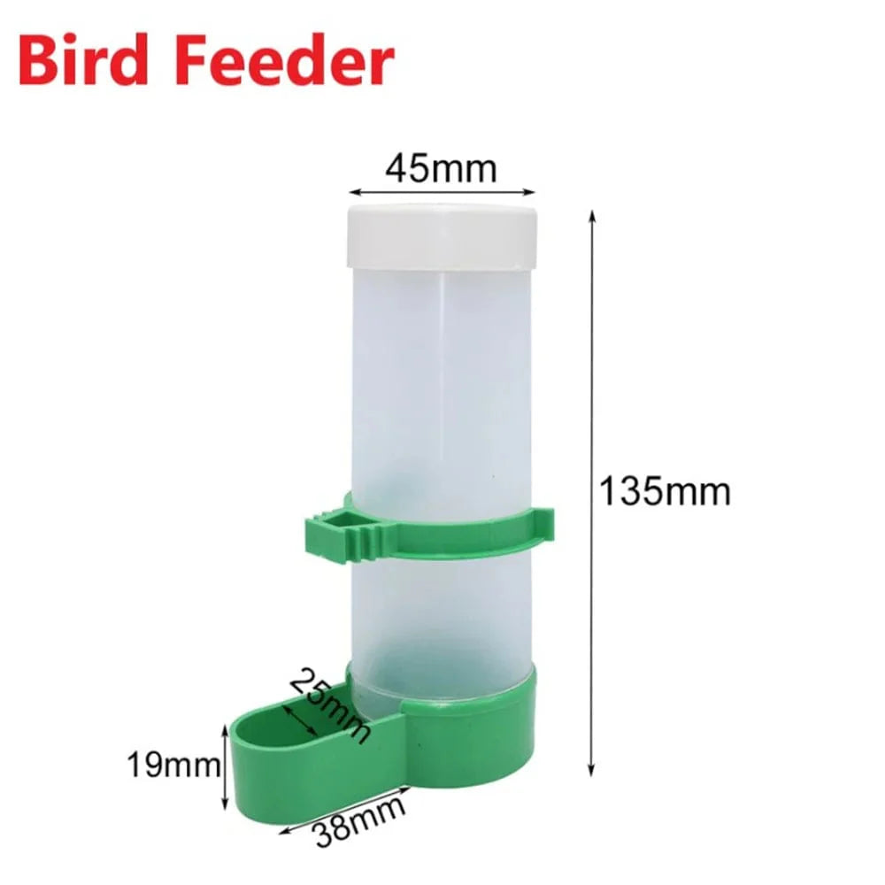 1/2/4PCS Vogeltränke Kunststoff Futter Wasser Fütterung Automatischer Trinknapf Papagei Haustier Papagei Trinkbecher Schalen Haustier Vogelbedarf | Karnz