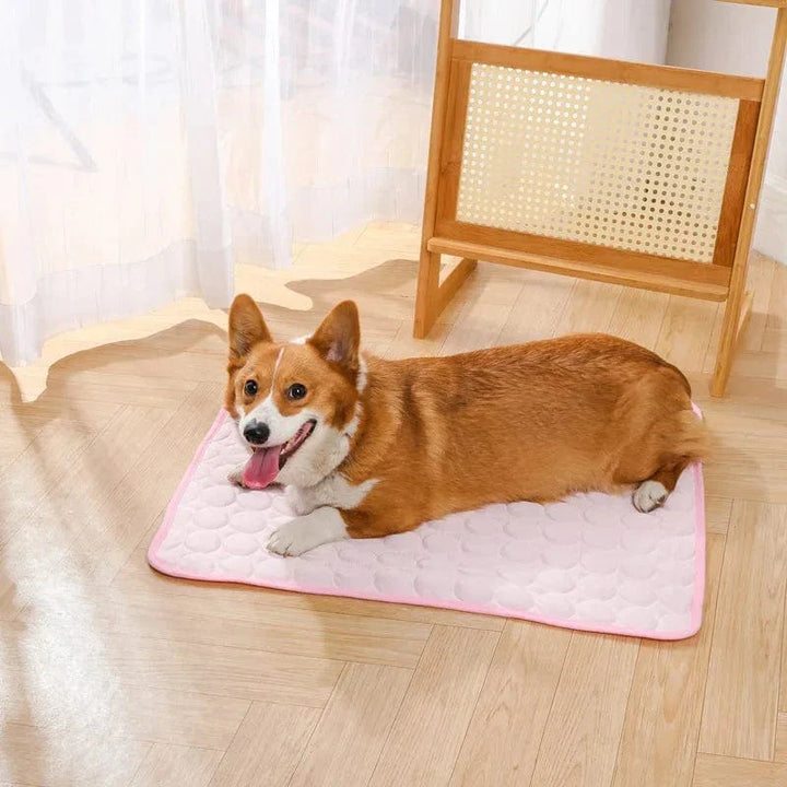 Sommer-Kühlmatte für Haustiere Gel-Eis-Pad für Hunde Katzen Atmungsaktive weiche Hundebett rutschfest für heißes Wetter Kühlpad für Haustiere | Karnz