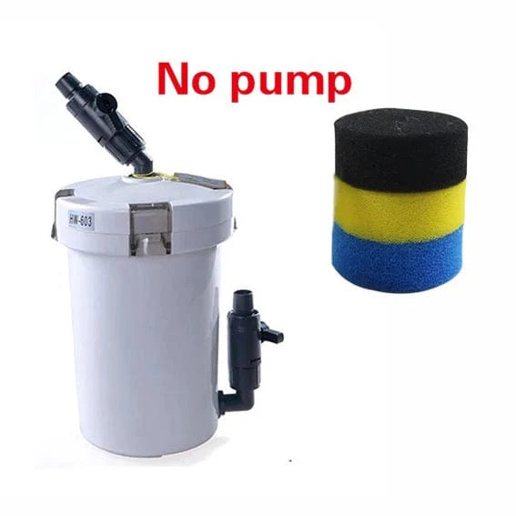 SUNSUN Aquarium Filter ultra-leise externes Aquarium Filter Eimer 110V-220V / 6W / HW-602 / HW-603 / HW-602B / HW-603B | Karnz