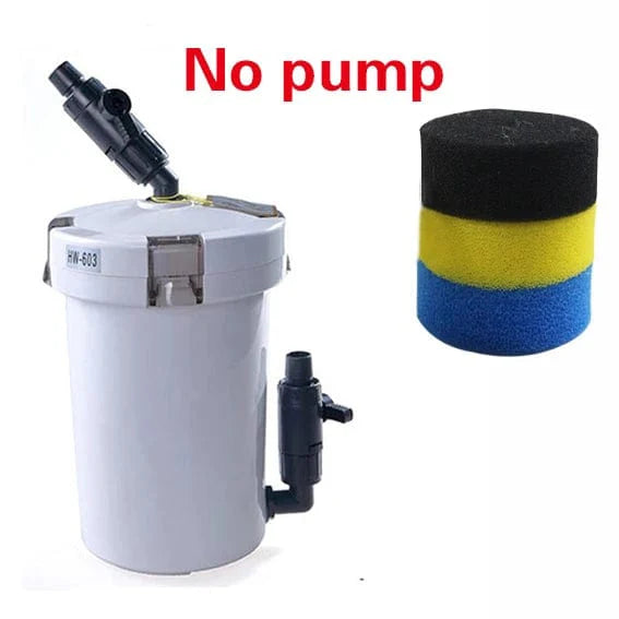 SUNSUN Aquarium Filter ultra-leise externes Aquarium Filter Eimer 110V-220V / 6W / HW-602 / HW-603 / HW-602B / HW-603B | Karnz