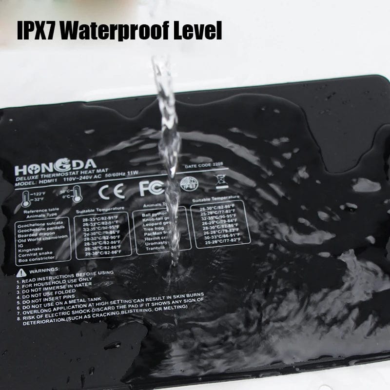 Terrarium Reptilien Eidechse Heizmatte Klettern Haustier Heizung Warme Pads Intelligente Verstellbare Temperaturregelung Matten 110v/220v | Karnz