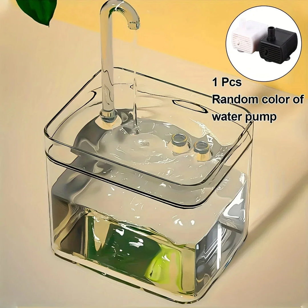 Ultra-leiser Katzenwasserbrunnenfilter Intelligenter automatischer Haustier Hundewasser Spender & Motorüberlastschutz Pumpe 1,5L Zirkulationsfilter | Karnz