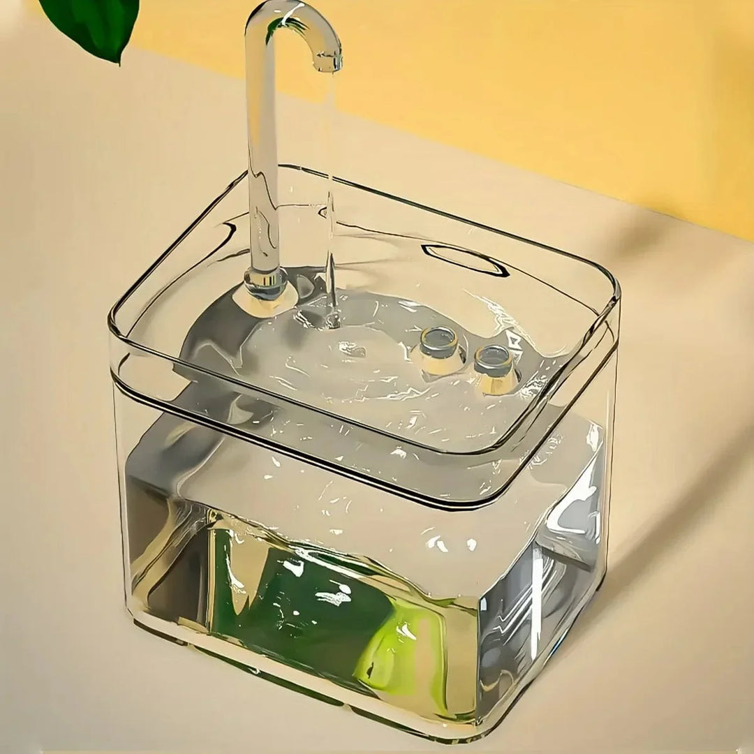Ultra-leiser Katzenwasserbrunnenfilter Intelligenter automatischer Haustier Hundewasser Spender & Motorüberlastschutz Pumpe 1,5L Zirkulationsfilter | Karnz