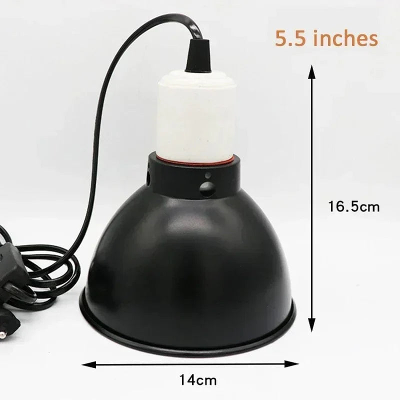 Reptilienlampe Set Beleuchtung 300W E27 100-240V UVB Reptilienheizlampe Ständer Haustier Glühbirnenhalter Lampenschirm Emitter Lampe | Karnz