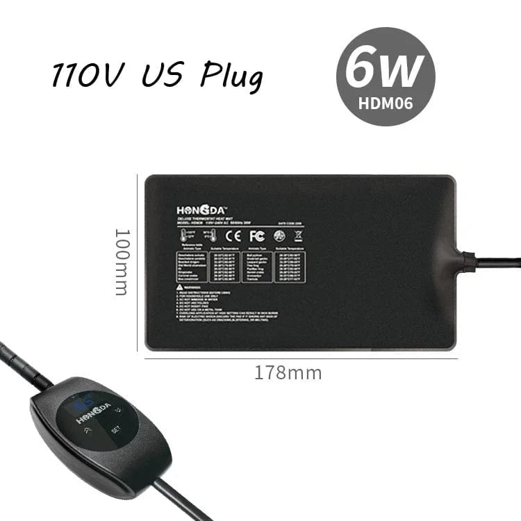 Terrarium Reptilien Eidechse Heizmatte Klettern Haustier Heizung Warme Pads Intelligente Verstellbare Temperaturregelung Matten 110v/220v | Karnz