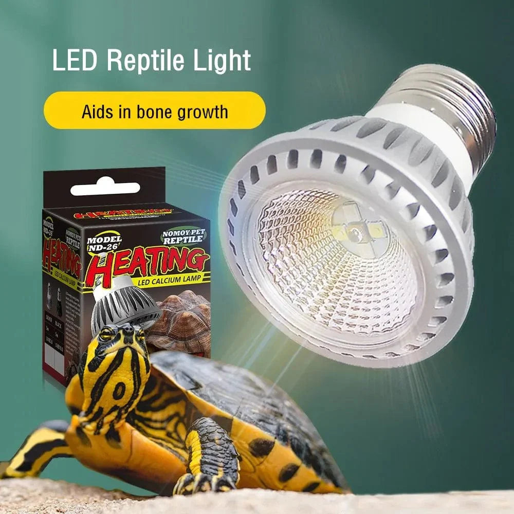 UVA + UVB LED Reptilienlicht Schildkröte Sonnenbadeplattform Vollspektrum Sonnenlampe Sonnenbaden Wärme lampe für Echsen Reptilien und Amphibien | Karnz