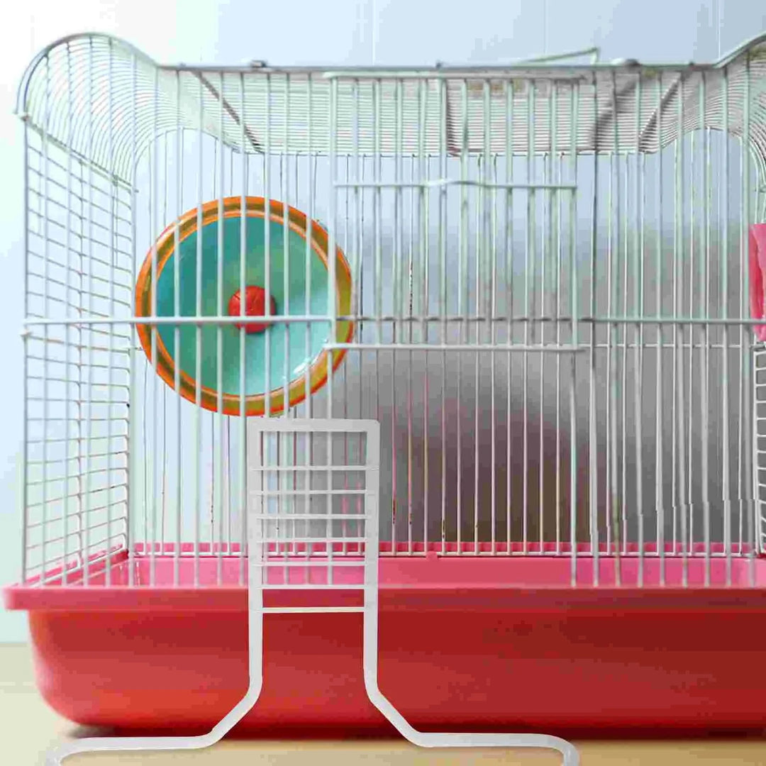 Metallhalterungen Laufrad Unterstützung Hamster Syrisch Übung Weiß Eisen Kleintier Ständer | Karnz