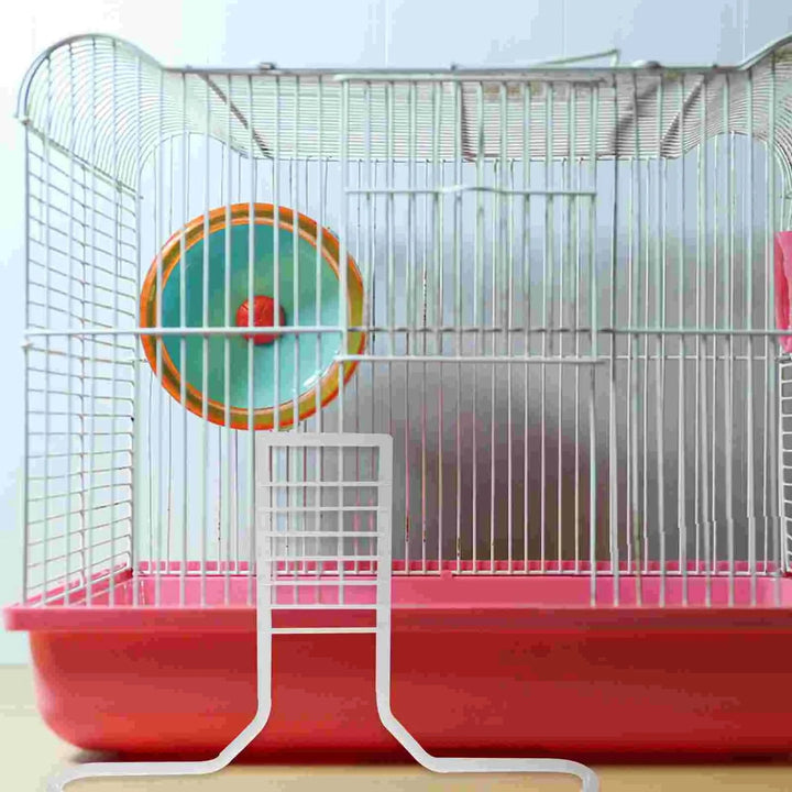 Metallhalterungen Laufrad Unterstützung Hamster Syrisch Übung Weiß Eisen Kleintier Ständer | Karnz