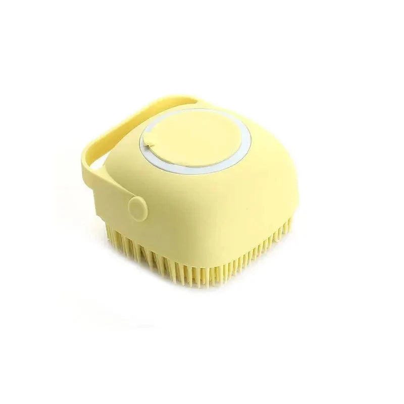 Haustier-Badebürste Weiche Silikon-Massager Duschgel Badebürste Reinigungswerkzeuge Kamm Hund Katze Reinigung Pflegeprodukte | Karnz