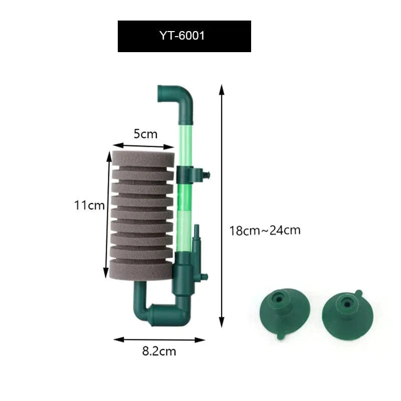 Neuer Bio-Schaumfilter für Aquarium Fischtank Garnelen Teich Luftpumpe Biochemische Filtration Geräuschloser Schaumstoff Aquarium Zubehör | Karnz