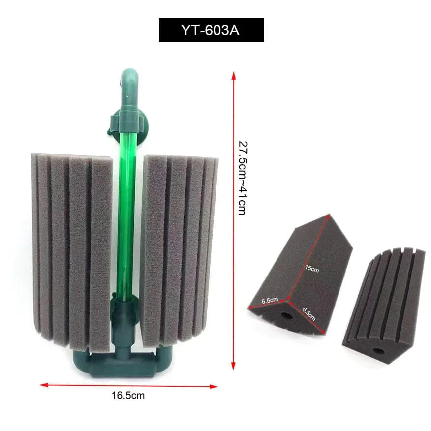 Neuer Bio-Schaumfilter für Aquarium Fischtank Garnelen Teich Luftpumpe Biochemische Filtration Geräuschloser Schaumstoff Aquarium Zubehör | Karnz