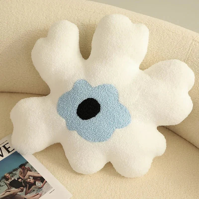 Plüsch abstrakte Blumenform Kissen aus weichem Baumwollmaterial | Karnz