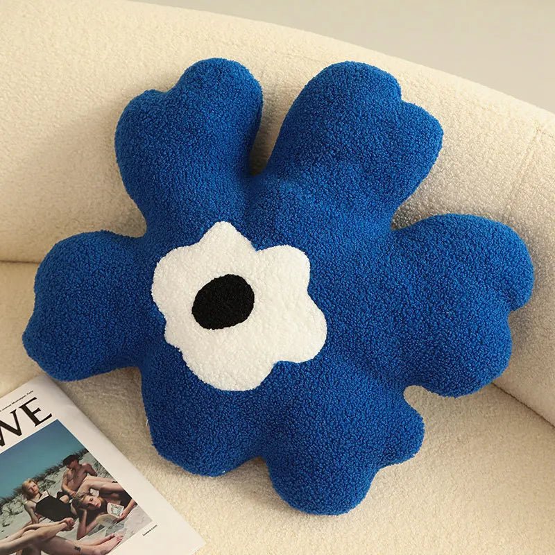 Plüsch abstrakte Blumenform Kissen aus weichem Baumwollmaterial | Karnz