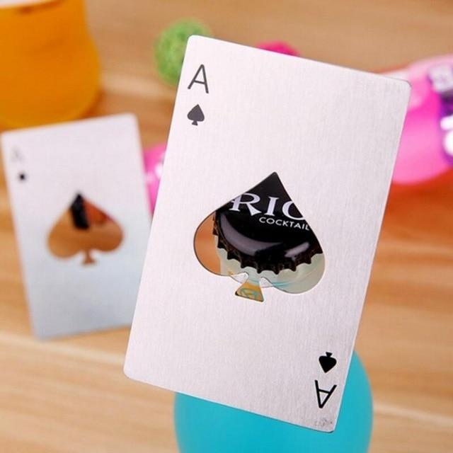 Poker-Karten Pik Bierflaschenöffner | Karnz