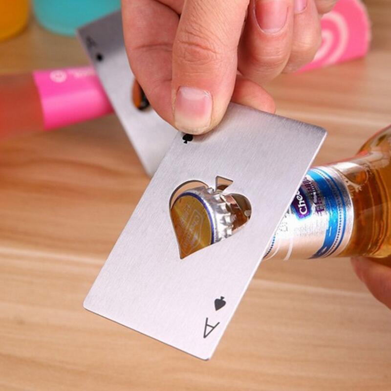 Poker-Karten Pik Bierflaschenöffner | Karnz